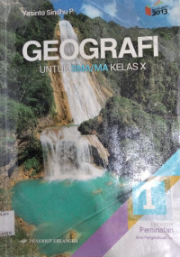 Image of GEOGRAFI Untuk SMA/MA (1) Kelas 10