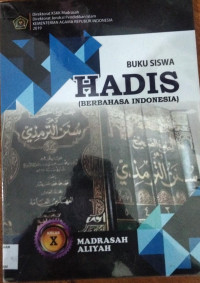 Image of HADIS (Berbahasa Indonesia) KELAS 10