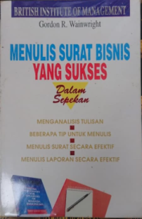 Image of MENULIS SURAT BISNIS YANG SUKSES