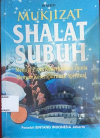 Image of MUKJIZAT SHALAT SUBUH