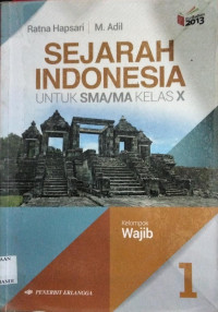 Image of SEJARAH INDONESIA (1) KELAS 10