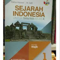 Image of SEJARAH INDONESIA kelas X